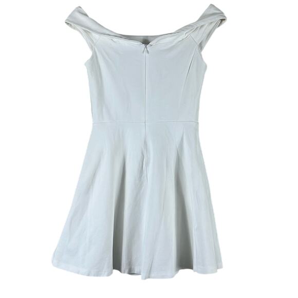 Lulus Off-Shoulder White Skater Dress - Picture 6 of 8